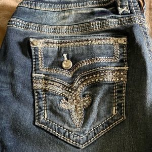 Like New Rock Revival Boot Cut Jeans Size 34